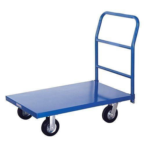 Strong Resistant To Abrasion Four Wheel Type Mild Steel Material Handling Trolley