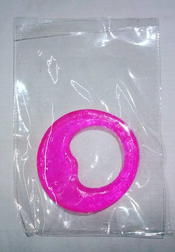 Round Shape Pink Color Dog & Cat Chew Toys With Silicone Rubber Material