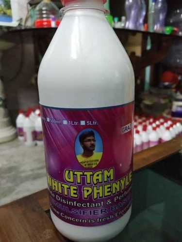 Solid Antiperspirant And Antiseptic Uttam White Phenyl, Floor, Bottle  Cas No: 103-72-0