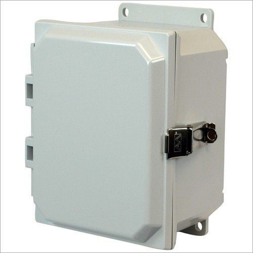 Square Industrial Color Coated Surface Finishing FRP Junction Box With Tamper Proof