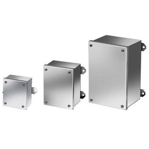 Grey Ss316 Square Power Coated Shockproof And Rust Proof Stainless Steel Junction Box