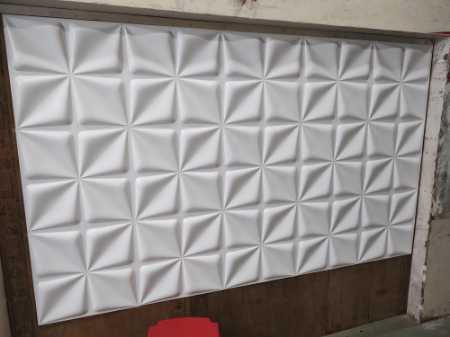 Termite And Moisture Proof White Color 3D Pvc Wall Panel, 1Mm To 18Mm Thickness Thickness: 1-18 Millimeter (Mm)