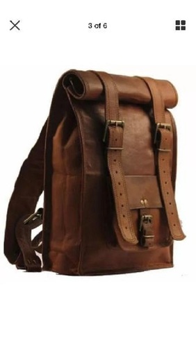 मॉइस्चर प्रूफ बहुत विशाल और हल्के वज़न का कैज़ुअल उपयोग के लिए गहरे भूरे रंग का रोलिंग बैकपैक बैग