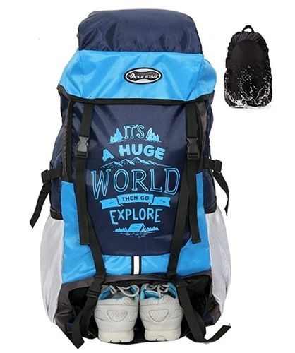 55 Liters Capacity PU Coated Polyester Trekking Rucksacks