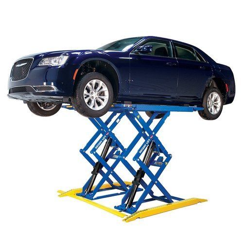 Color Coated Mild Steel Hydraulic Scissor Car Lift (Maximum Load Capacity 2 Ton)