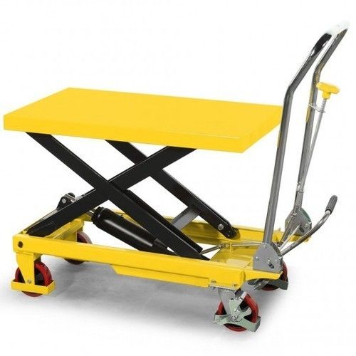 Less Maintenance  Free From Defects Easy To Move Color Coated Hydraulic Scissor Lift Table (Capacity 1-2 Ton)