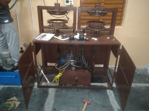 Chocolaty Heavy Duty Blade Die Paper Plate Making Machine 2 Station Model And 2 Hp Motor