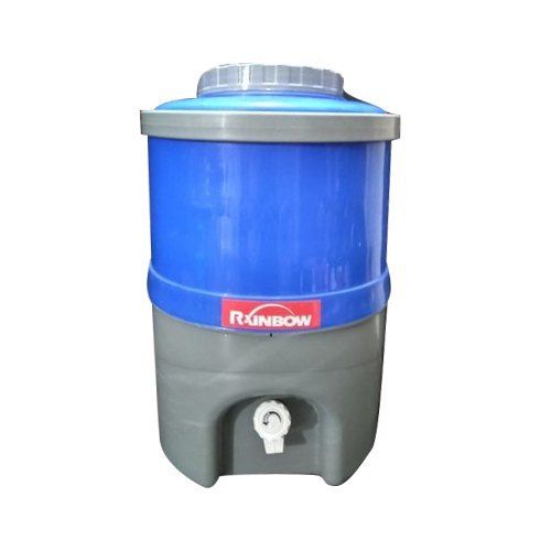 Leakage Proof Virgin Plastic Blue And Grey Insulated Water Camper With 13.5 Liter Capacity