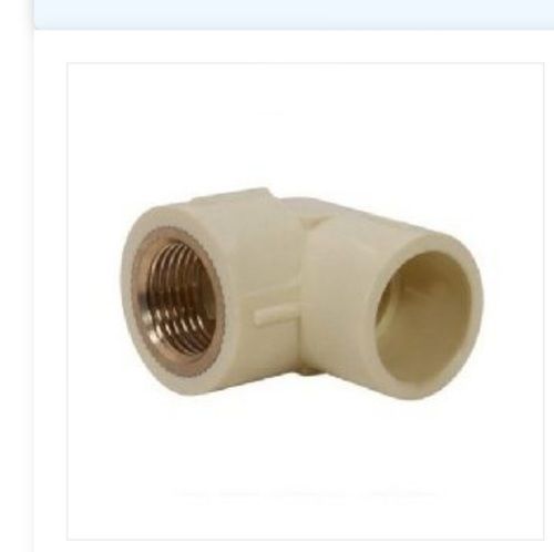 Rust Resistant and Plain Pattern Yellow Color Threading Fitting Type CPVC Brass Pipe Elbow
