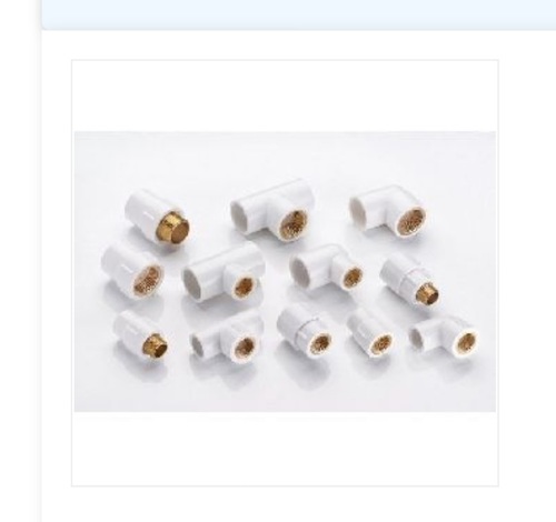 Threaded Plastic Tee - Durable White Design | 1-Year Warranty, Threaded Fit
