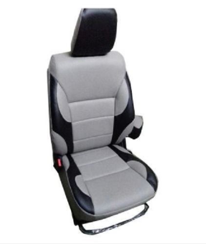 White And Black Leather Car Seat Cover For Front And Back Vehicle Type: Four Wheeler