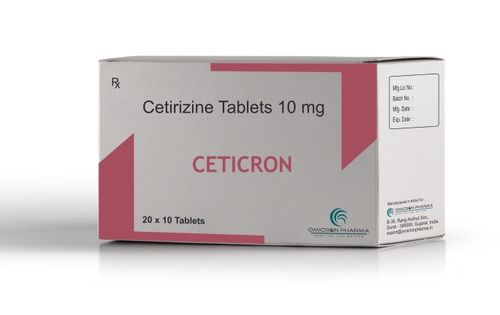  Cetirizine Tablet 10 Mg ठंडी और सूखी जगह 