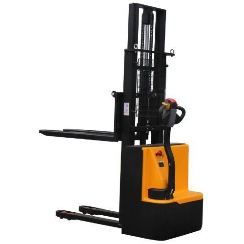 Durable Color Coated Mild Steel Battery Operated Stacker (Rated Load Capacity 1000 Kg)