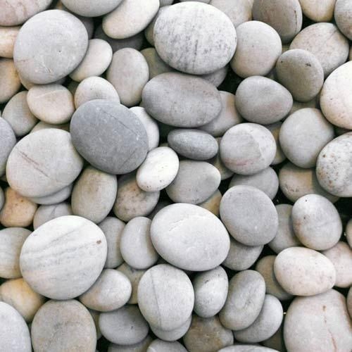 Crack Resistance And Light Weight Natural Outdoor Granules Form White River Pebble
