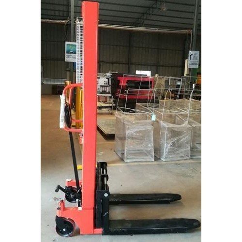 hydraulic pallet stacker