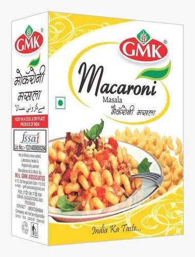 Dried Gmk Vegetarian Ready To Cook Special Macaroni Fast Food Instant Masala Powder