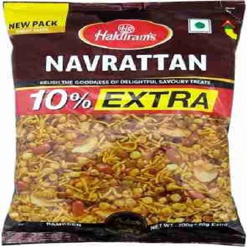 Haldiram Navrattan Mixture Namkeen With 10 Percent Extra And With Long Shelf Life Fat: 0.25 Grams (G)