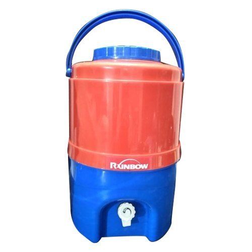 Leakage Proof Virgin Plastic Blue And Red Insulated Water Camper With 13.5 Liter Capacity