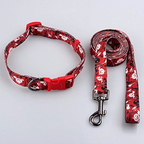 Light Weight And Red Color Collar With Silver Color Stainless Steel Metal Buckle For Dogs