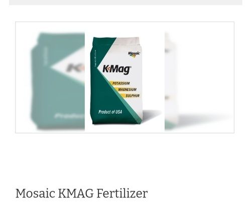 Brown Mosaic Kmag Agricultural Fertilizer In Powder Form Soluble In Water