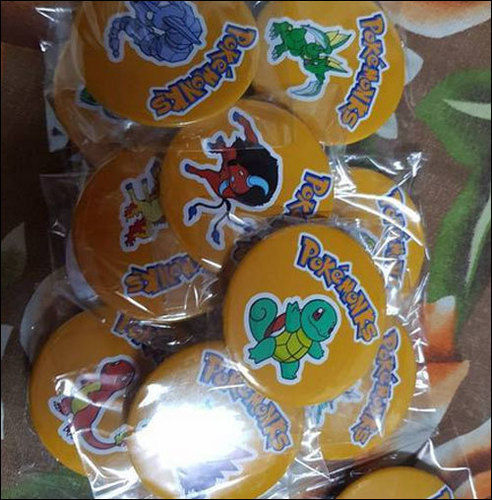 Perfect Finish Multicolor Printed Metal Round Pin Badges For Promotional