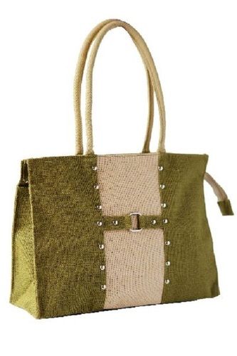 Comes In Various Colors Plain Jute Tote Bag For Shopping