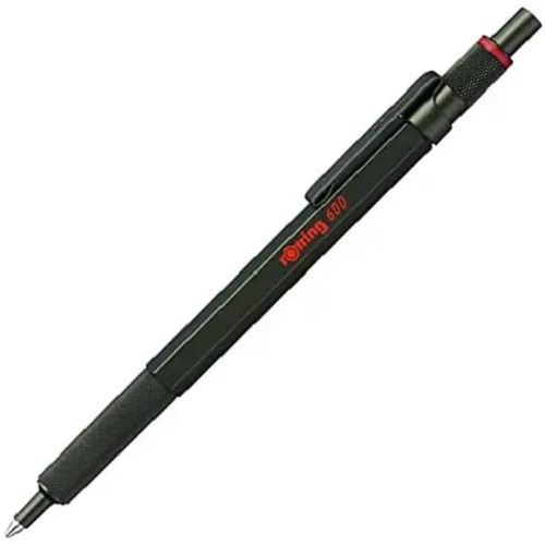 Light Weight Smooth Retractable Rotring Ball Pen With Hexagonal Metal Body