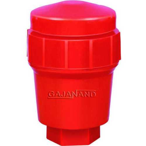 Plastic Round Shape Medium Pressure Red Polypropylene Air Valve For Agriculture Use 