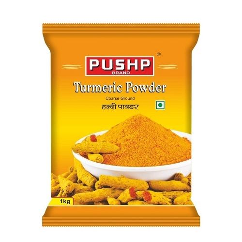 Yellow 100 Percent Natural And Fresh Pushp Turmeric Powder 1Kg Without Additional Flavour