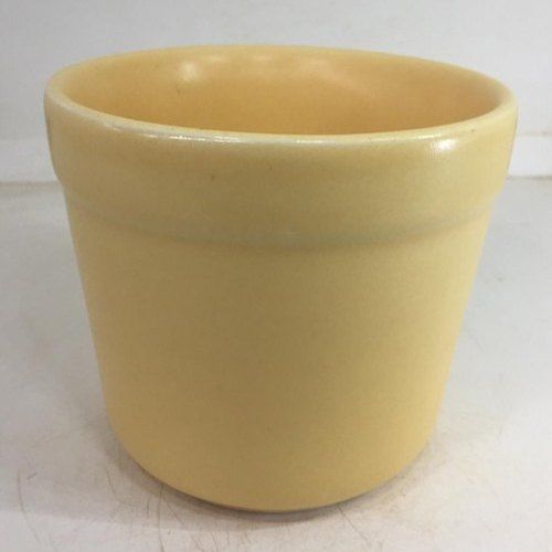 4 Inch Size Plain Pattern Round Shape Ceramic Made Kinari Mug Planter