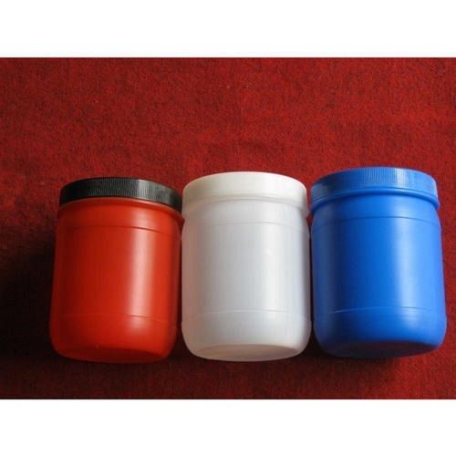 Blue 500 Ml Wide Mouth Food Grade Safe Round Recyclable Plastic Hdpe Jars