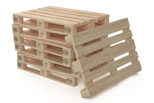 Single And Double Faced Rectangular Wooden Pallets For Packaging