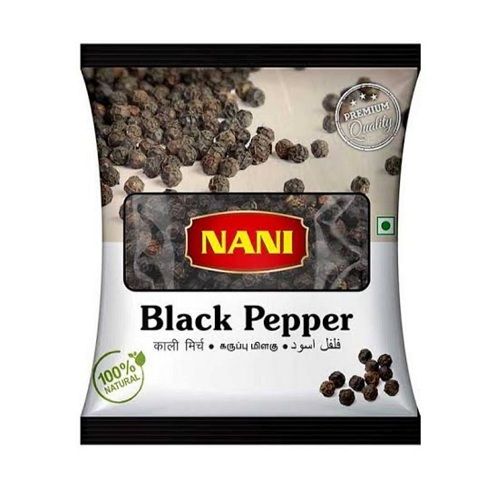 Solid Form and Round Shape 100 Percent Natural Nani Black Pepper