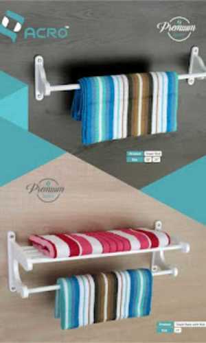 Pp 5 To 6 Mm Stainless Steel Polished Towel Rack For Bathroom Fittings