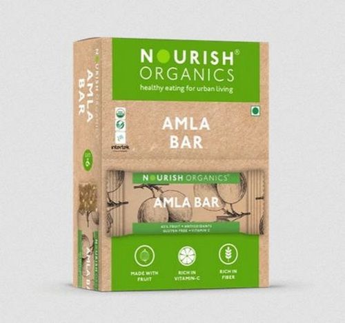 Antioxidant Organic Amla Sweet Bar With Raisin, Cashew, Almonds And Honey Fat Contains (%): 2.1 Grams (G)