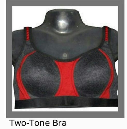 Gray Color Thin Strap Full Coverage Plain Cotton Push Up Padded Bra Size:  28 at Best Price in Ulhasnagar