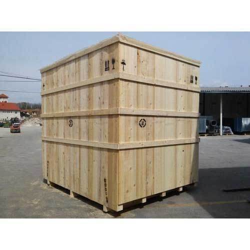 Hard Wood Made Rectangular Shape Heavy Duty Industrial Wooden Packaging Box