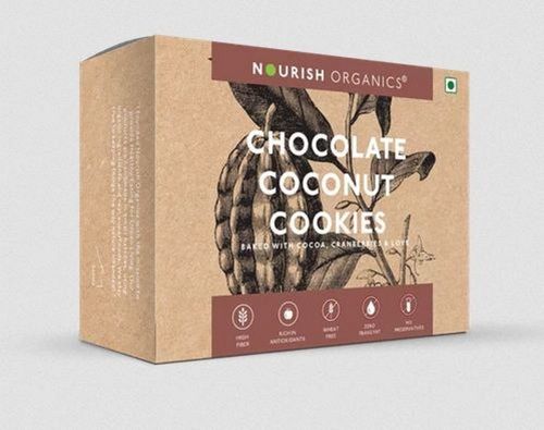 High Fiber Chocolate Coconut Sweet Cookies With Cocoa, Coconut, Oats, Cashews And Cranberries Fat Content (%): 8.4 Grams (G)