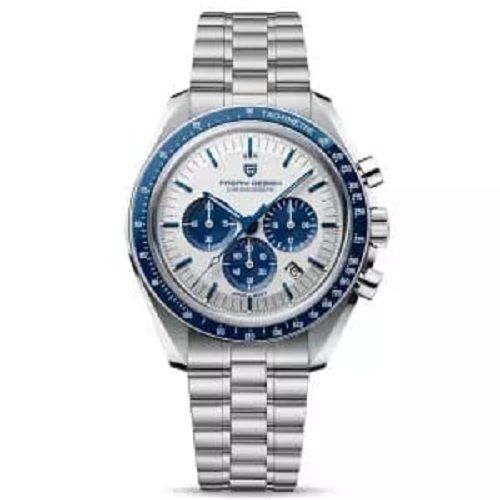 Luxury Type and Trendy Analogue Silver Color Mens Wrist Watch