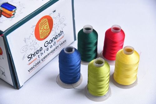 750 Shades Multi-Color Dyed Viscose Silk Embroidery Thread For Garment Industry