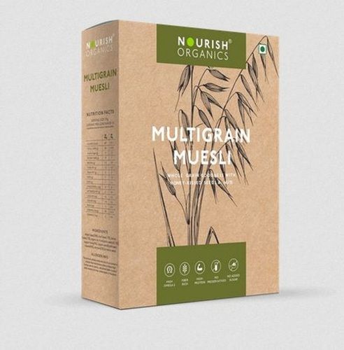 Nutritional Multigrain Muesli Breakfast Cereal With Honey, Almond, Walnut And Seeds