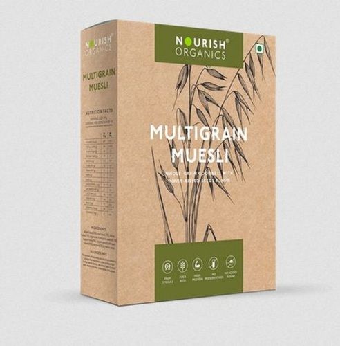 Nutritional Multigrain Muesli Breakfast Cereal With Honey, Almond, Walnut And Seeds Calories: 139.44G (Per 30G)