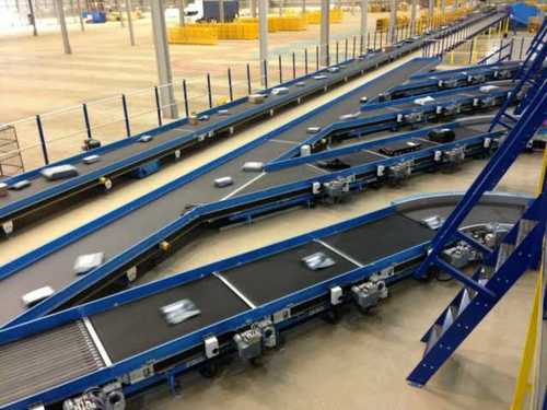 Rubber Scratch Proof And Vibration Free Conveyor Sliding Belt For Moving Goods