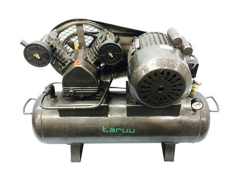 Black Taruu Belt Driven Air Compressor - 2 Hp