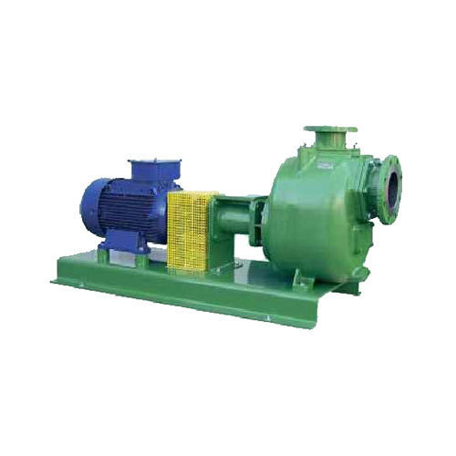 Industrial Three Phase Single Stage Self Priming Centrifugal Pump (Buna Mechanical Seal Upto 105 Deg C) - Metal, 7.5 Meters Depth, Green/Blue/Black/Silver/Red, Electric, Abrasive Liquids Transfer