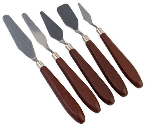 Wooden Handle Metal Blades Painting Knife Set