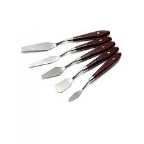 Wooden Handle Metal Blades Painting Knife Set