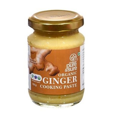 100% Organic Ready To Cook High Pungency Ginger - Adrak Paste (150 Gram Pack)