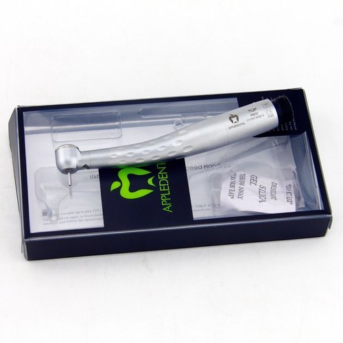 Apple Air-Driven Dental Handpiece - High Speed 300,000-450,000 RPM, Quality-Tested Shear Strength, Push Button Chuck