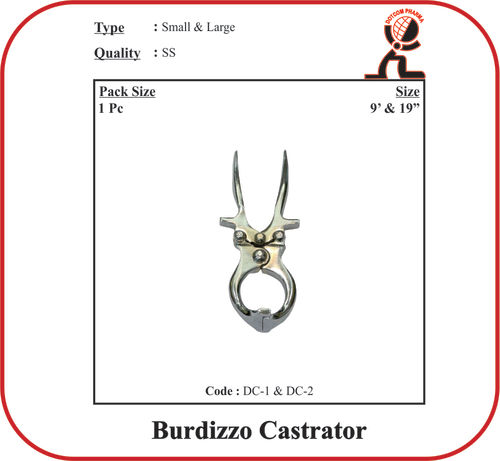 Carbon  Steel Burdizzo Castrator (Small 9 Inch)